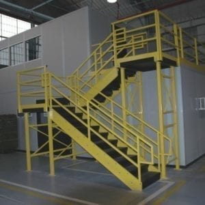 steel post warehouse modular