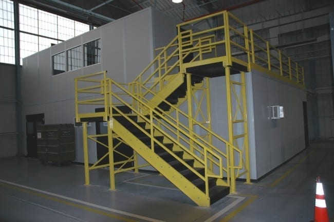 steel post warehouse modular