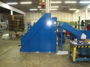 Container Dumper and Conveyor