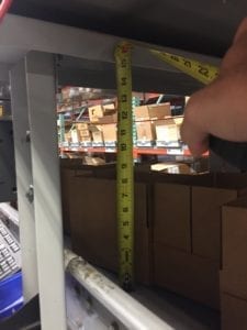 Warehouse measurement