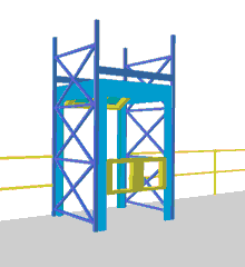 Rack Supported Gate