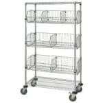 wire shelving basket mobile