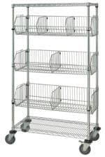 wire shelving basket mobile