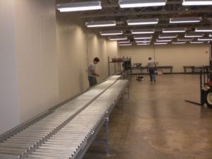 TCCD warehouse conveyor